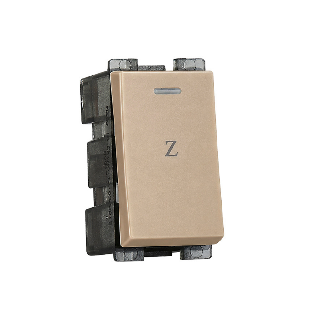 Tiana 1Gang 3Way Switch 24mm - Champagne
