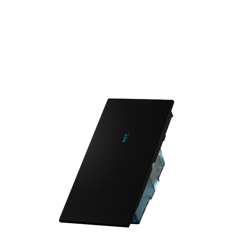 Mega On 1Gang 1Way Switch36mm - Matte Black