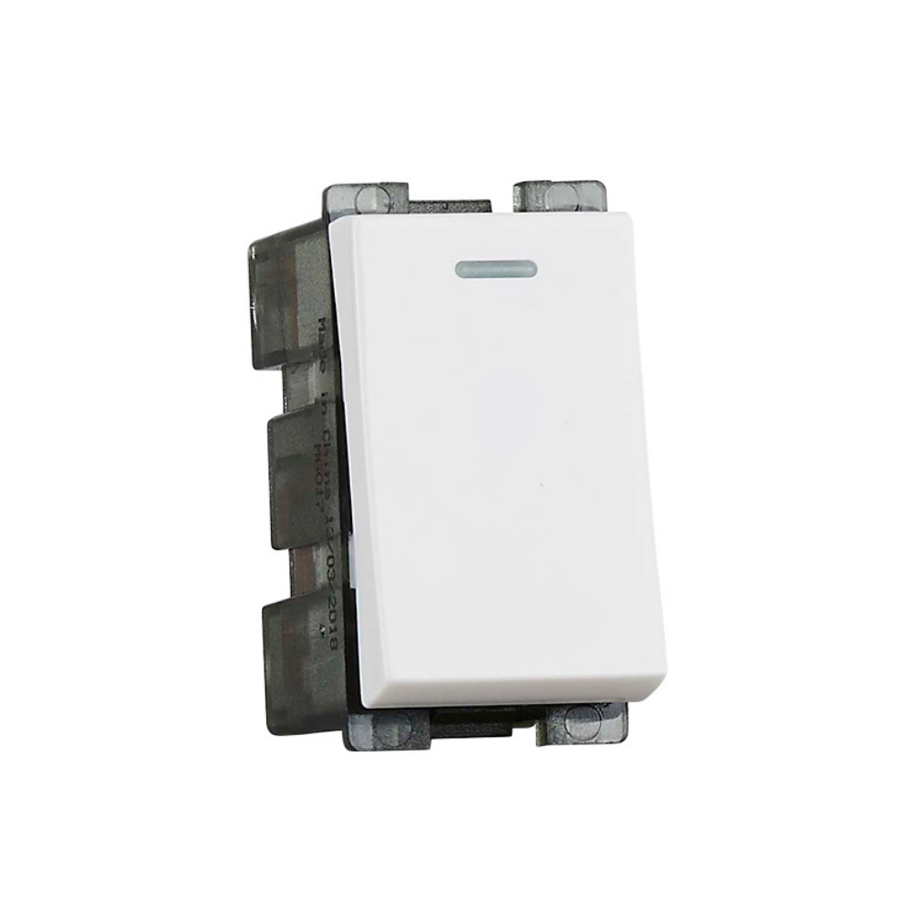 Tiana 1Gang 2Way Switch 24mm - White