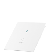 Mega On Door bell switch 72mm - White