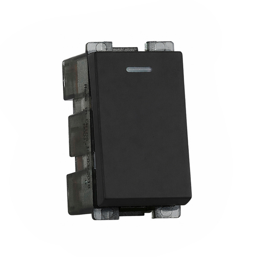 Tiana 1Gang 2Way Switch 24mm - Matte Black