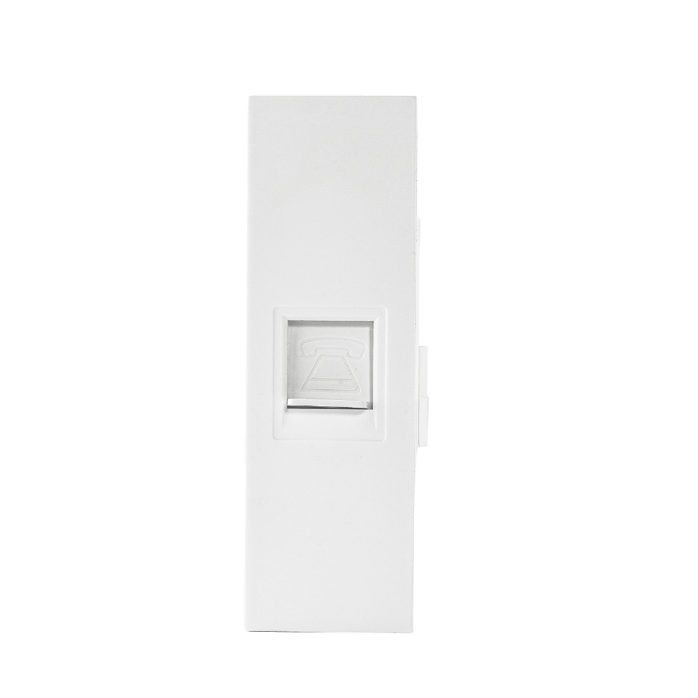 Mega On Telephone socket 24mm - White