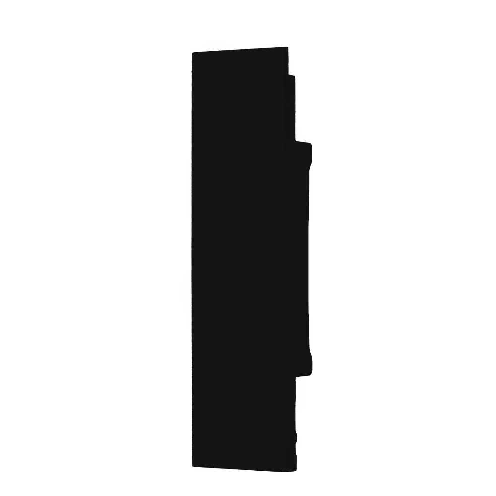 Mega On Blanking 12mm - Matte Black
