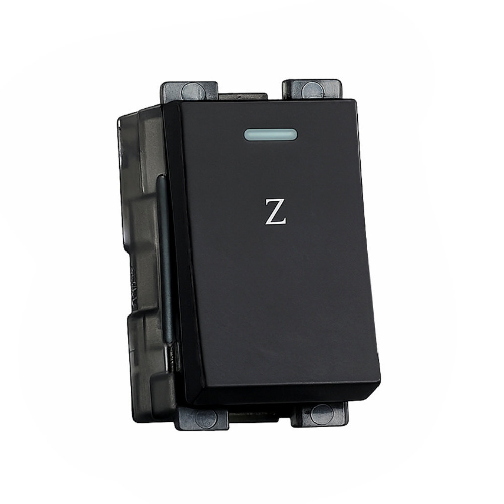 Tiana 1Gang 3Way Switch 24mm - Black