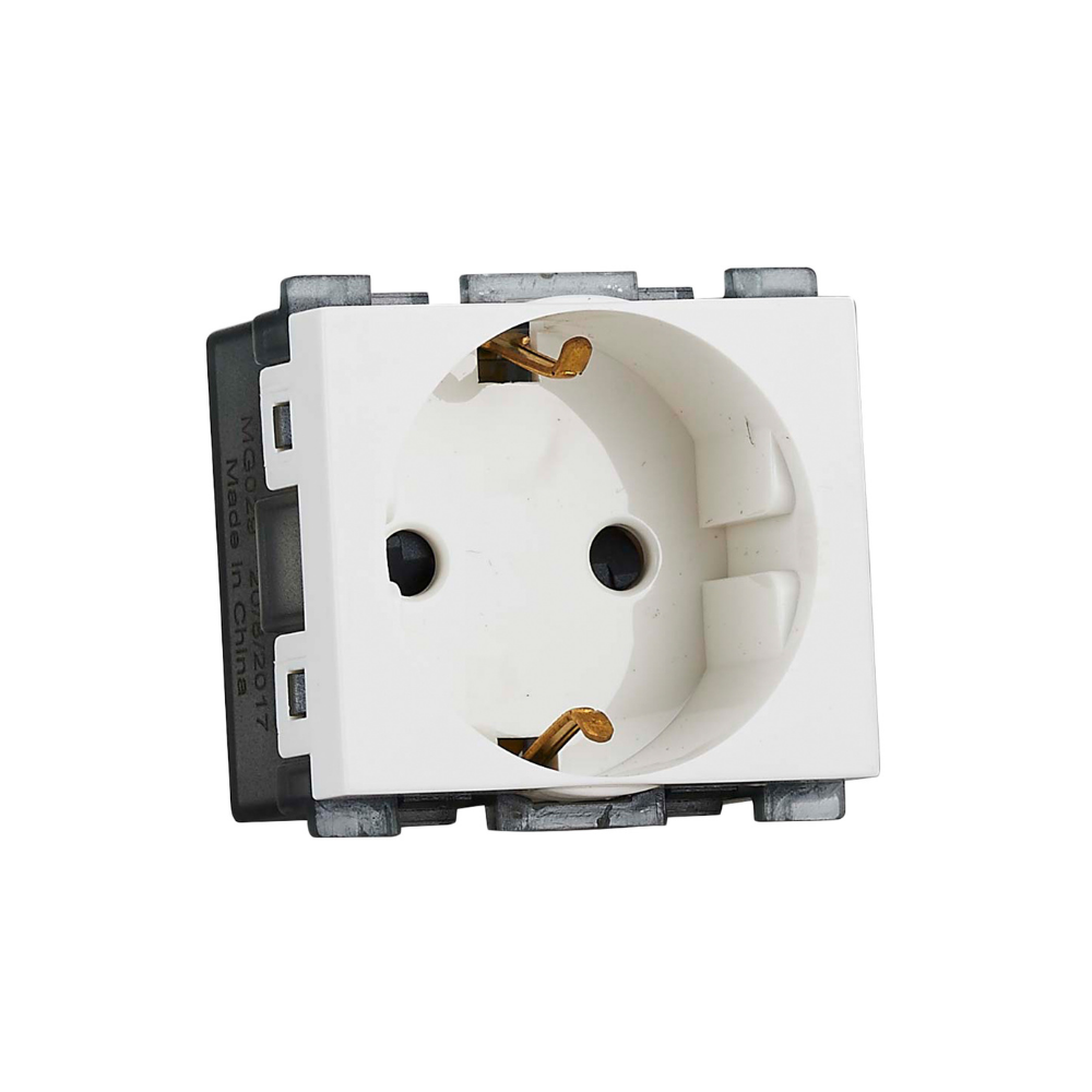 Tiana 16A germany socket 48mm - White