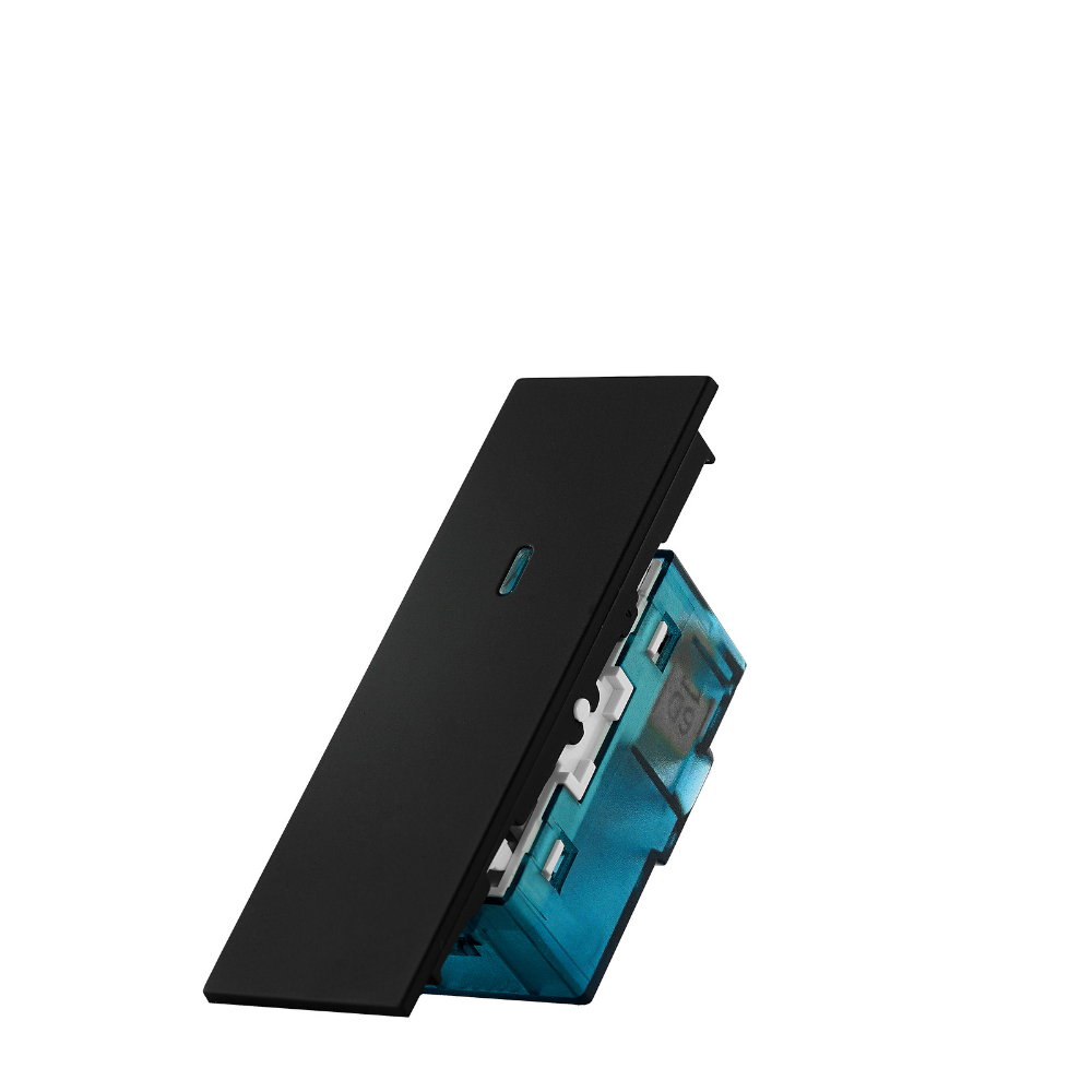 Mega On 1Gang 2Way Switch 24mm - Matte Black
