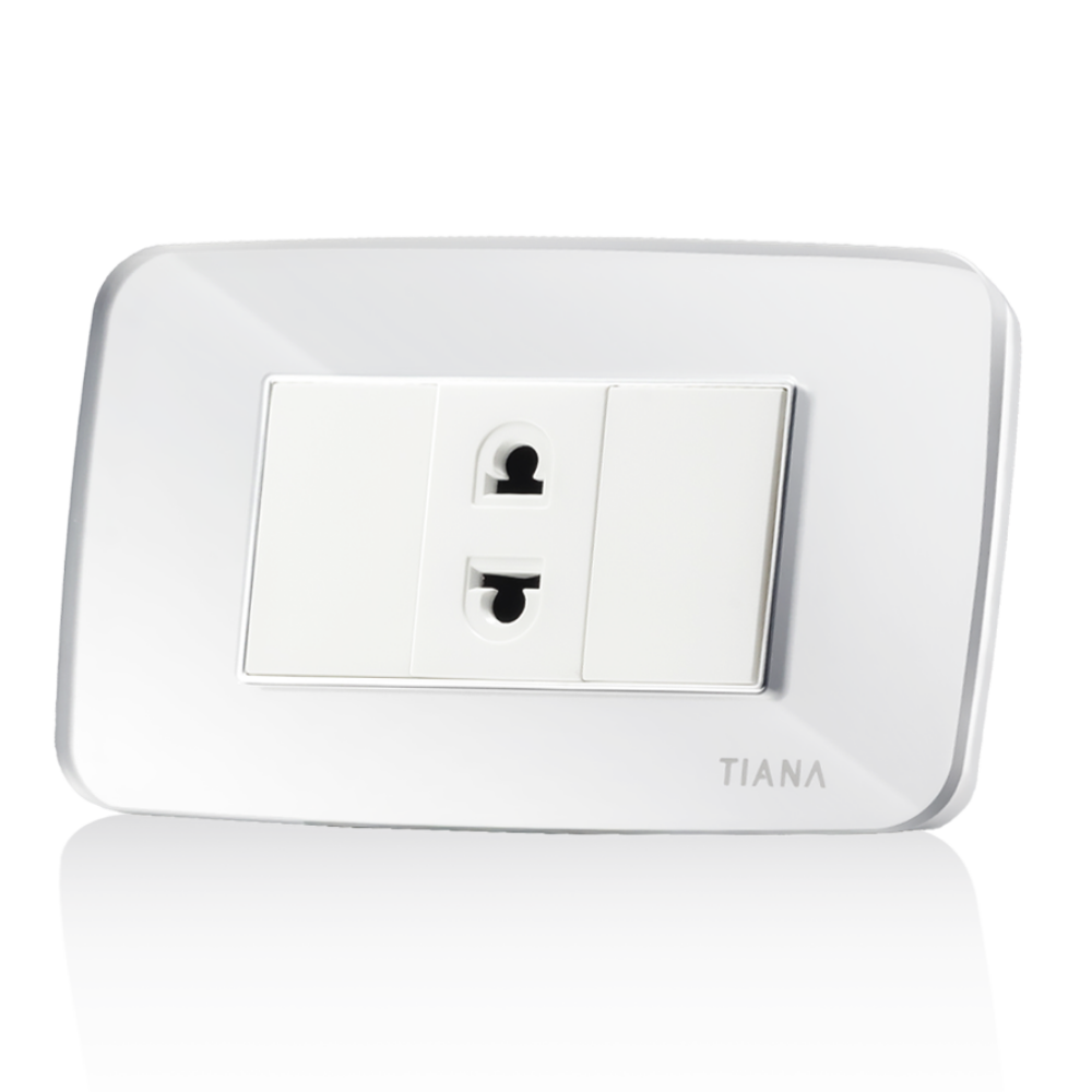 Tiana Acrylic frame - White / Silver