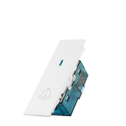 Mega On Door bell switch 24mm - White