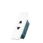 Mega On 2pin socket 24mm - White