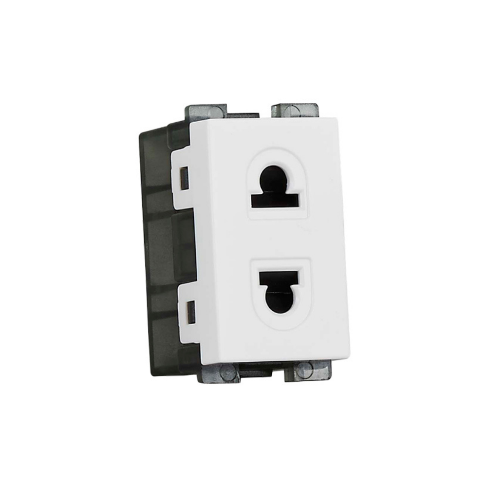 Tiana 2pin socket 24mm - White