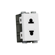 Tiana 2pin socket 24mm - White